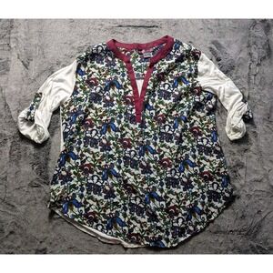 Rock & Roll Cowgirl 3/4 Sleeve Top Women's Size Large